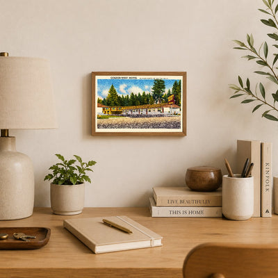 Seattle, WA: Golden-West Motel, 10 miles north of Seattle on 99