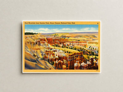 Bryce Canyon, UT: Boat Mountain from Sunrise Point, Bryce Canyon National Park