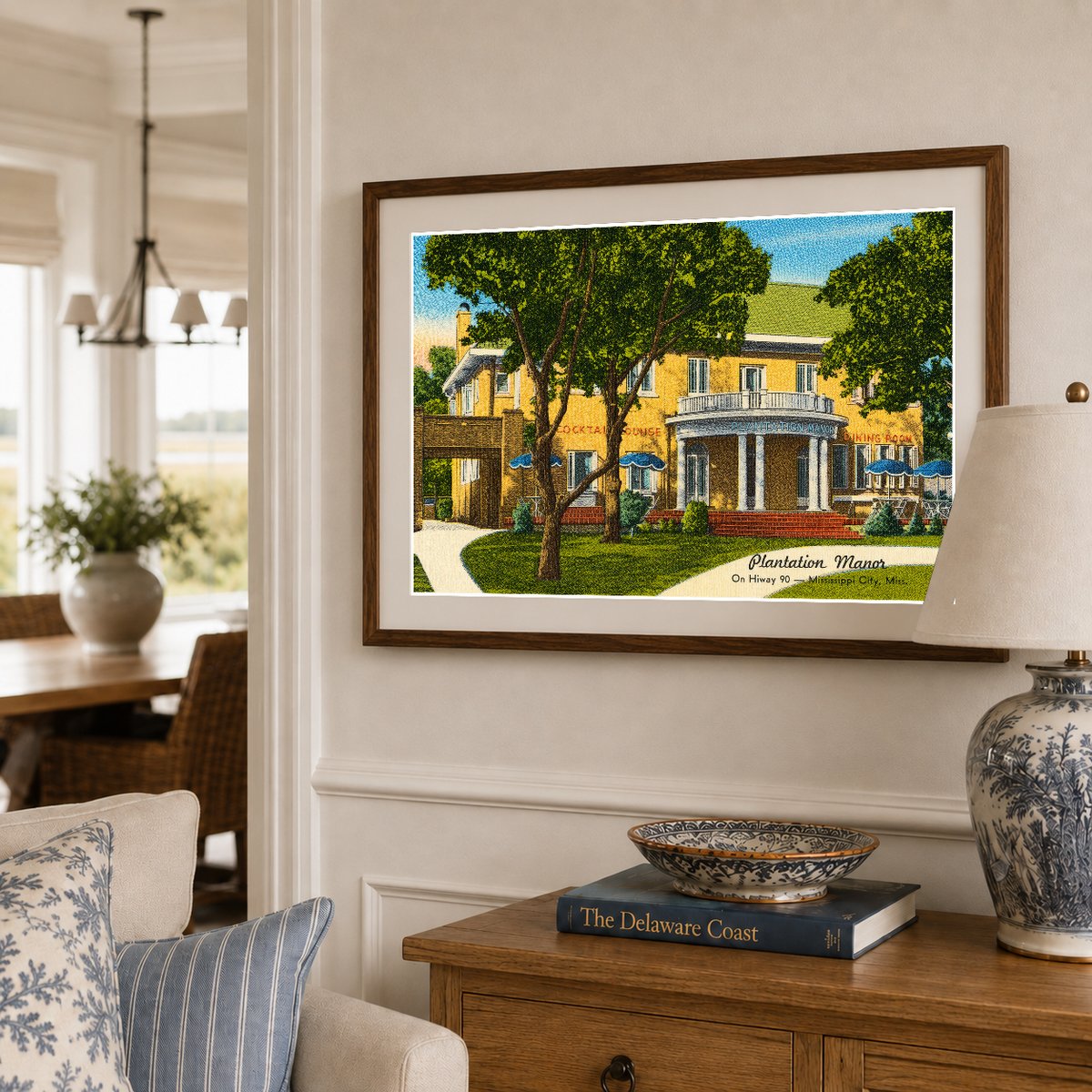 Gulfport, MS: Plantation Manor, on Hiway 90 -- Mississippi City