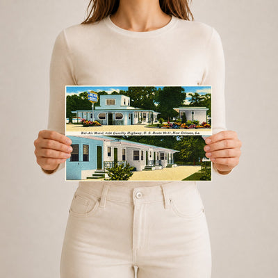 New Orleans, LA: Bel-Air Motel, 4104 Gentilly Highway, U. S. Route 90-11