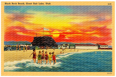 Great Salt Lake, UT: Black Rock Beach