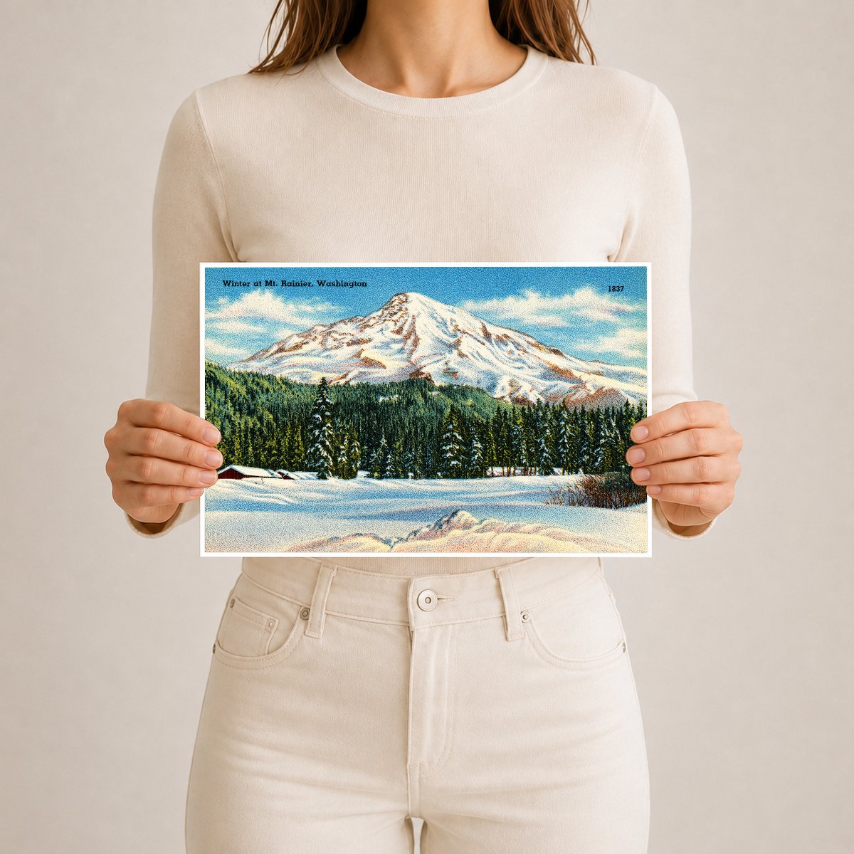 Rainier, Mount, WA: Winter at Mt. Rainier