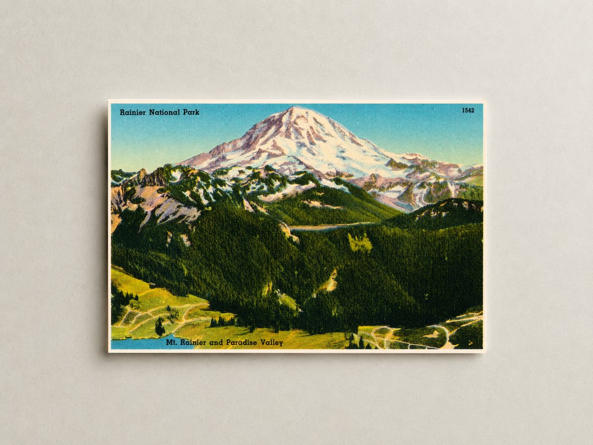 Mount Rainier National Park, WA: Rainier National Park, Mt. Rainier and Paradise Valley