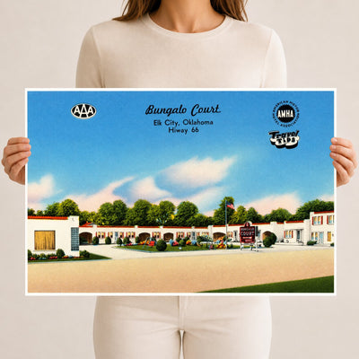 Elk City, OK: Bungalo Court, Elk City, Oklahoma, Hiway 66