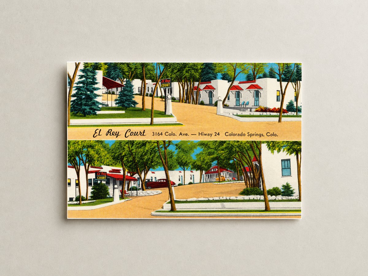 Colorado Springs, CO: El Rey Court, 3164 Colo. Ave. -- Hiway 24