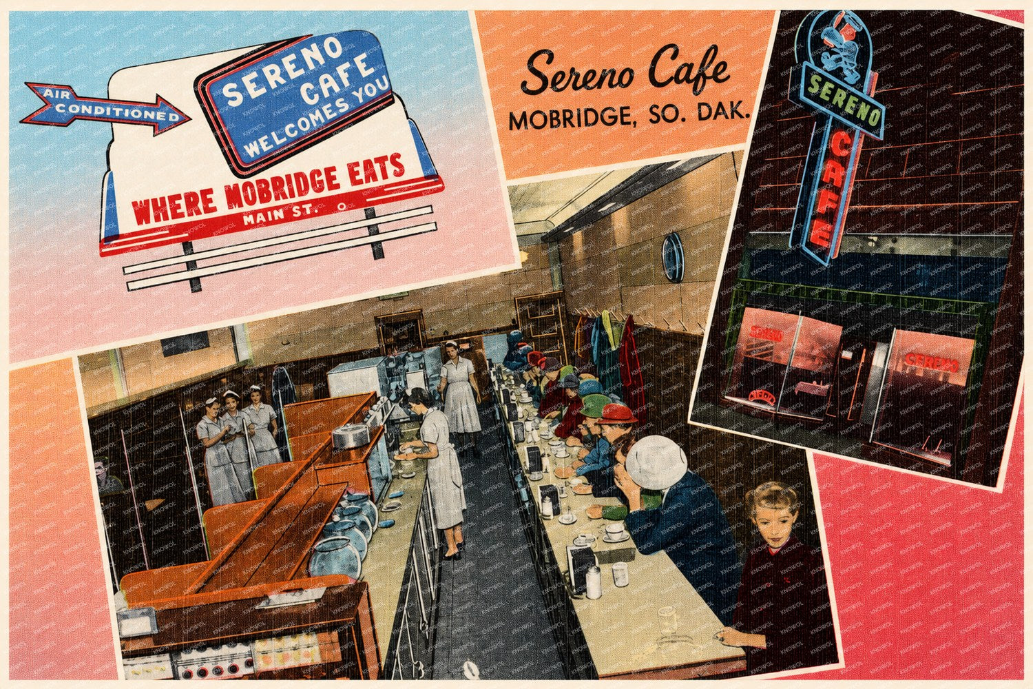 Mobridge, SD: Sereno Café, Mobridge, So. Dak.