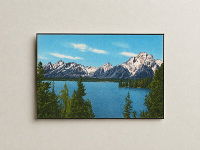 Grand Teton National Park, WY: Jackson Lake and Teton Mountains Wyoming