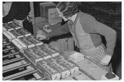 Egg Packing Process in Petaluma California 1942 - Available at KNOWOL