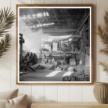 El Paso Texas Plant Interior Early 20th Century Image - Available at KNOWOL