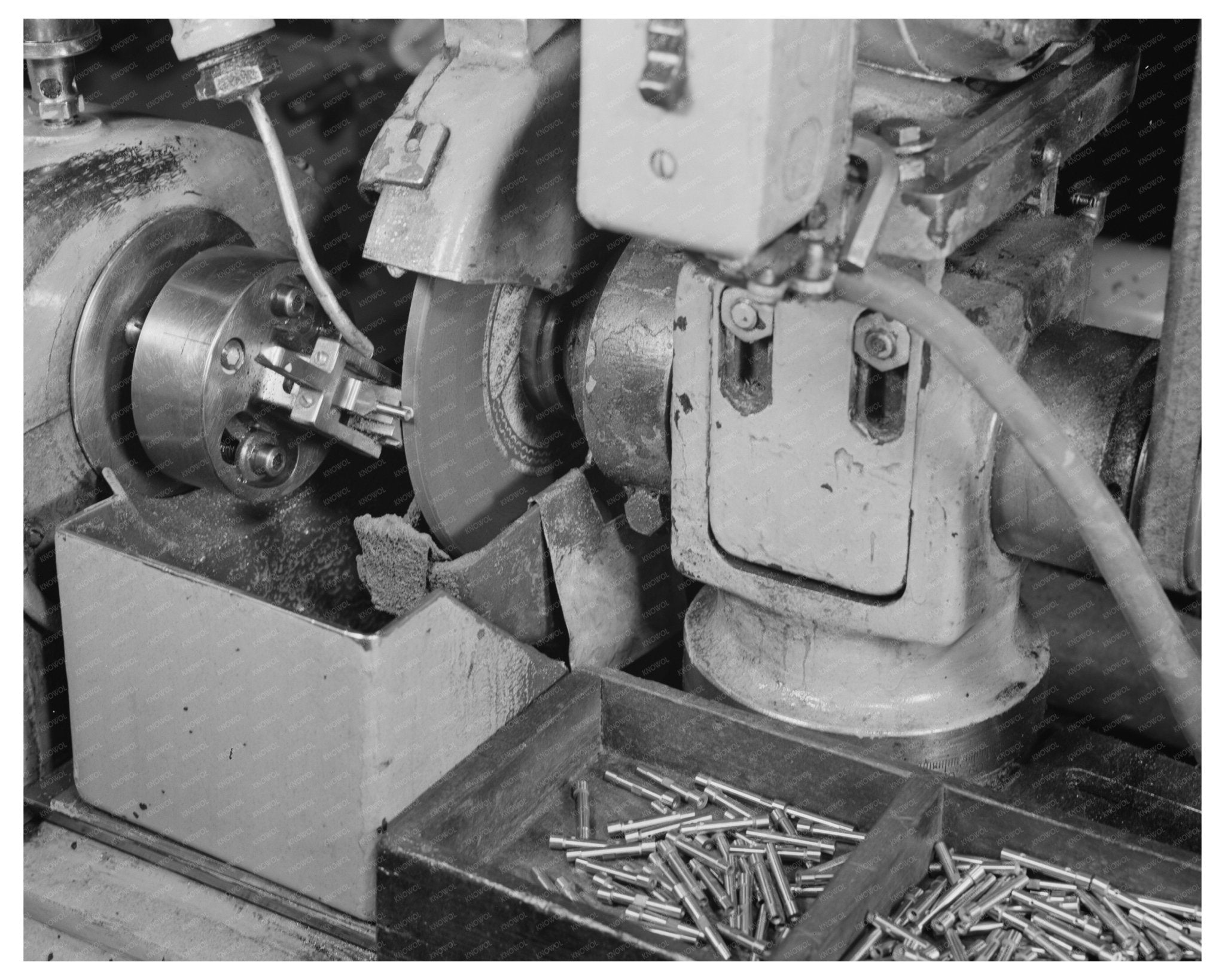 Electric Shaver Plant Grinding Equipment 1942 - Available at KNOWOL