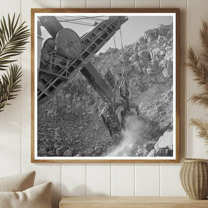 Electric Shovel in Morenci Arizona Copper Mine 1955 - Available at KNOWOL