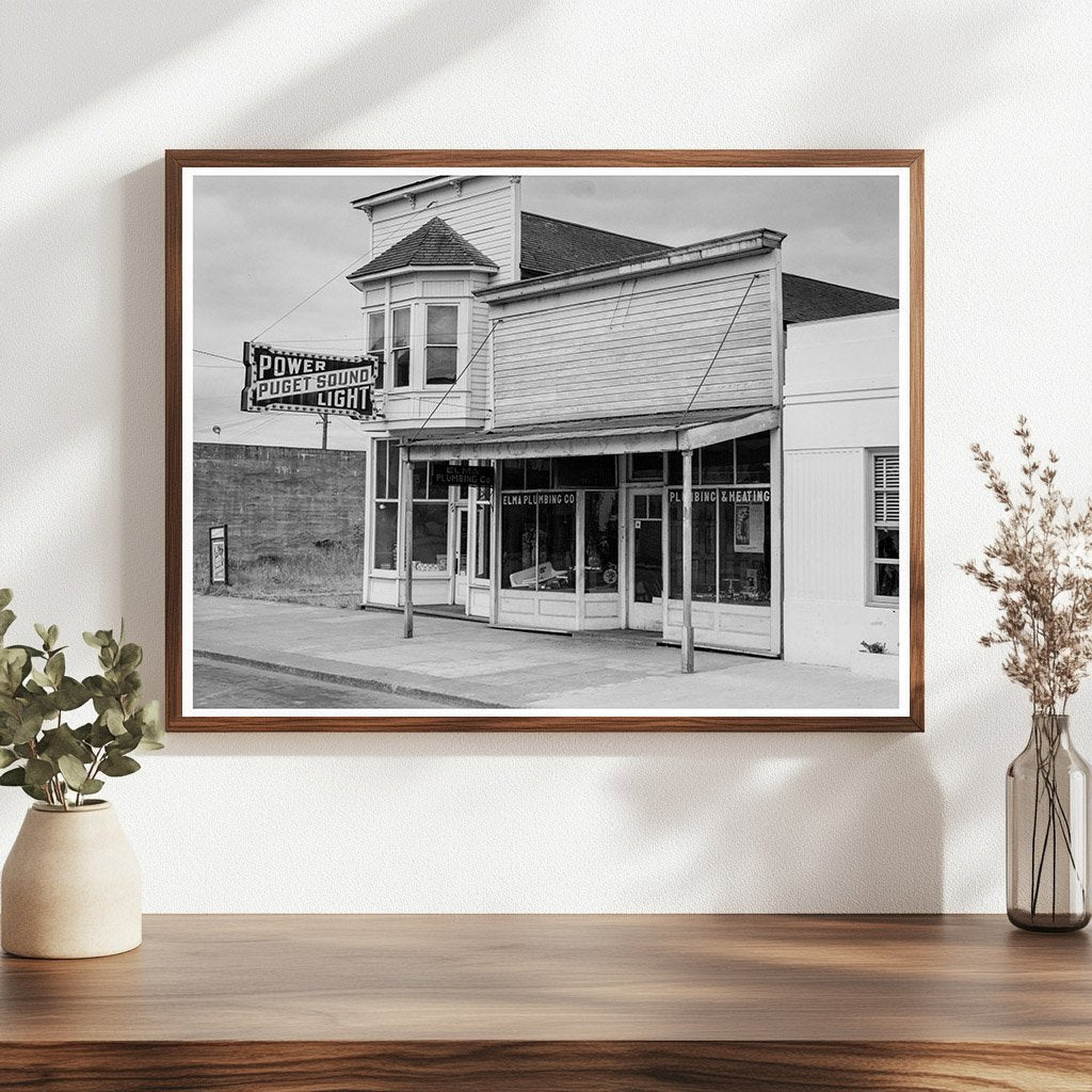 Elma Main Street August 1939 Vintage Photo - Available at KNOWOL