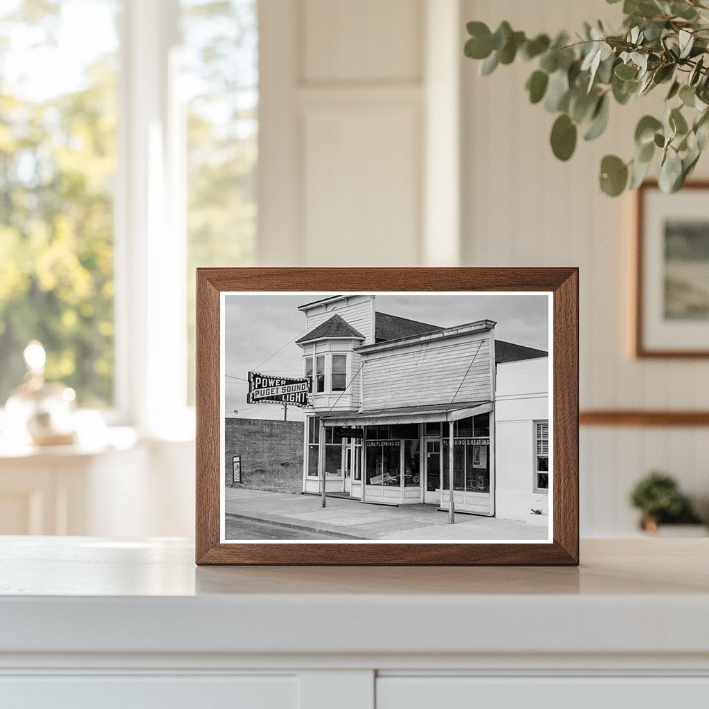 Elma Main Street August 1939 Vintage Photo - Available at KNOWOL