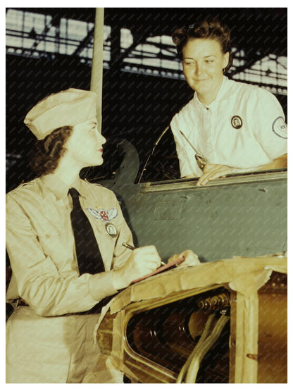 Eloise J. Ellis supervises women in aviation August 1942 - Available at KNOWOL