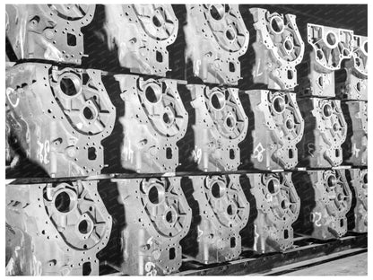 Engine Blocks for Army Halftrack Scout Cars December 1941 - Available at KNOWOL