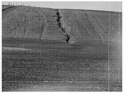 Erosion Effects on Pea Fields Santa Maria California 1939 - Available at KNOWOL