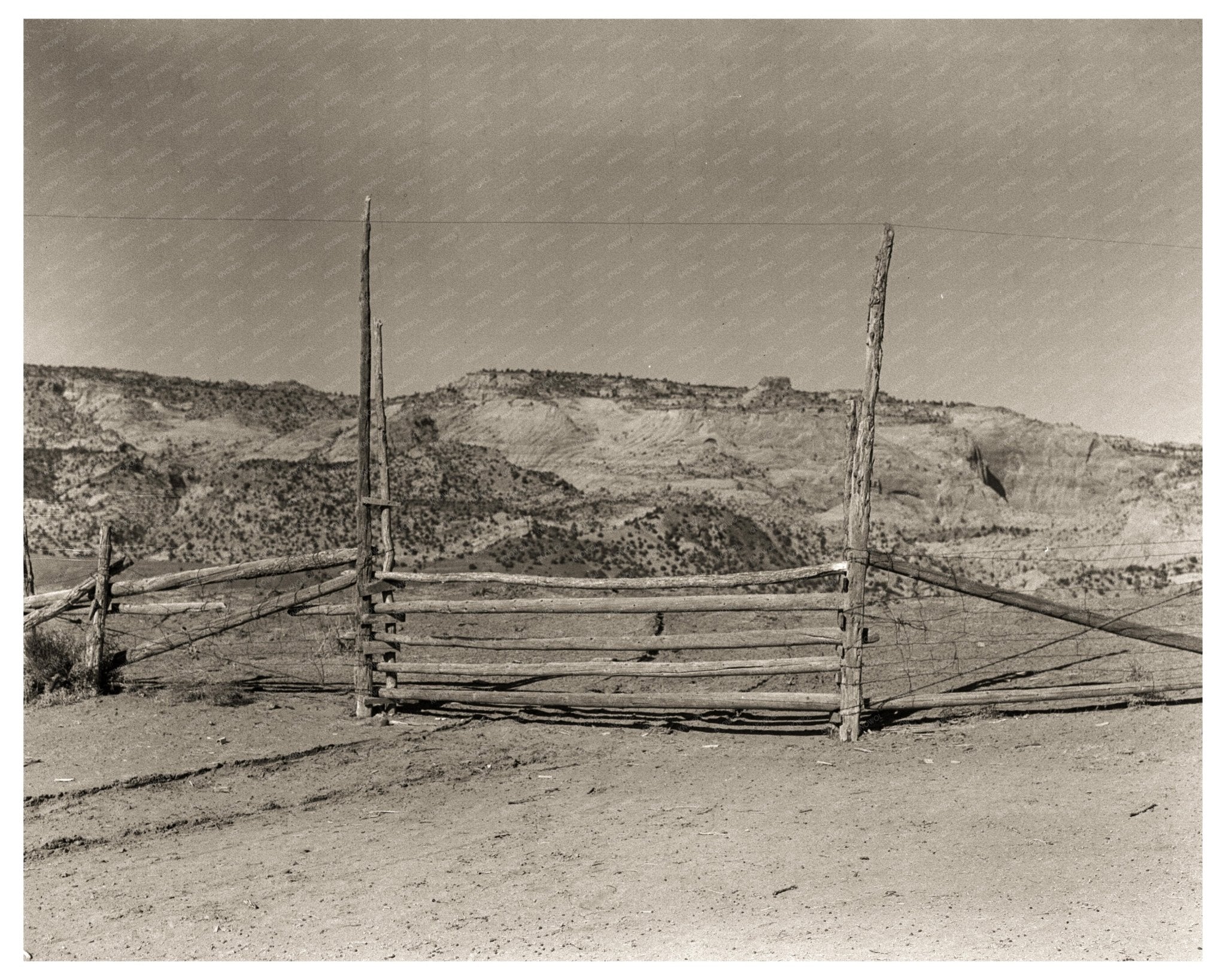 Escalante Utah April 1936 Vintage Image of Daily Life and Agricultural Practices - Available at KNOWOL