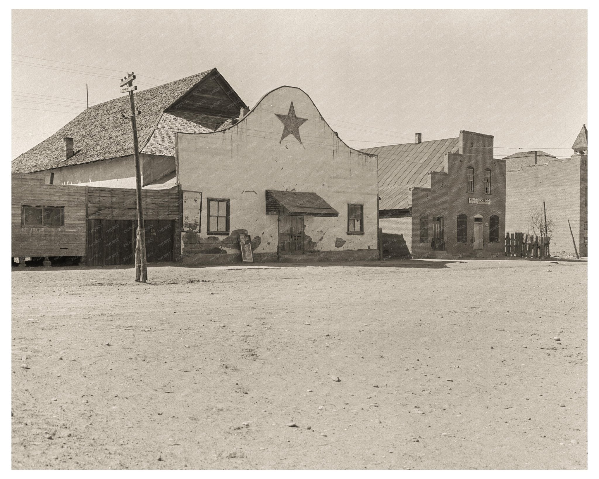 Escalante Utah Movie Theatre April 1936 Vintage Image - Available at KNOWOL