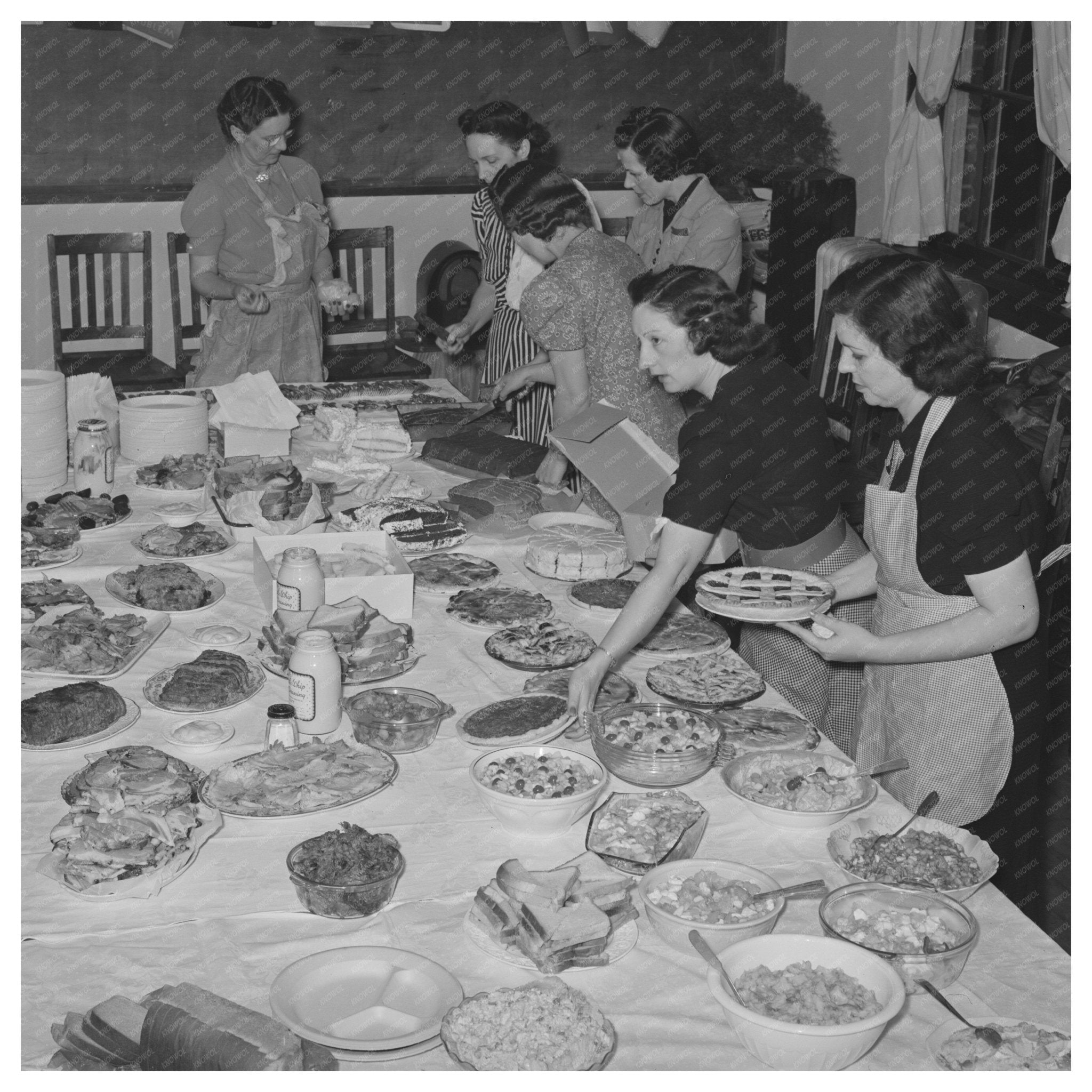 Eufaula Oklahoma Jaycees Buffet Supper February 1944 - Available at KNOWOL