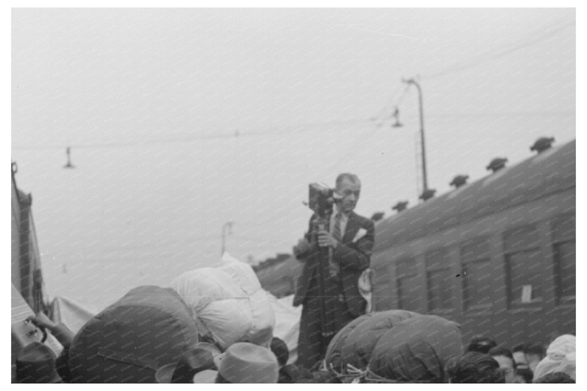 Evacuation of Japanese - Americans in Los Angeles 1942 - Available at KNOWOL