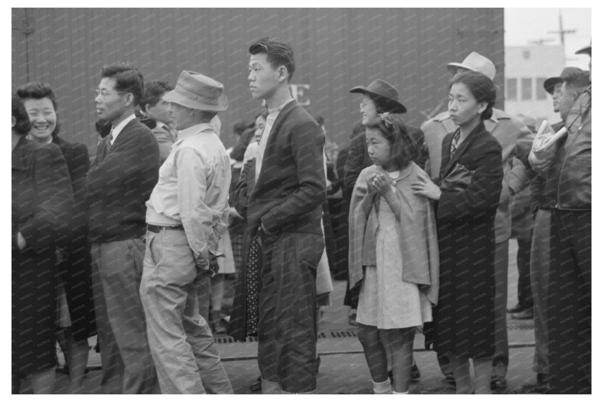 Evacuation of Japanese - Americans Los Angeles April 1942 - Available at KNOWOL