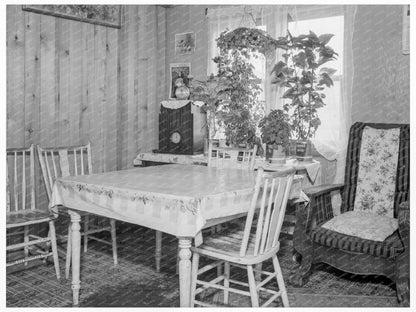 Evenson Family One - Room Cabin Idaho October 1939 - Available at KNOWOL