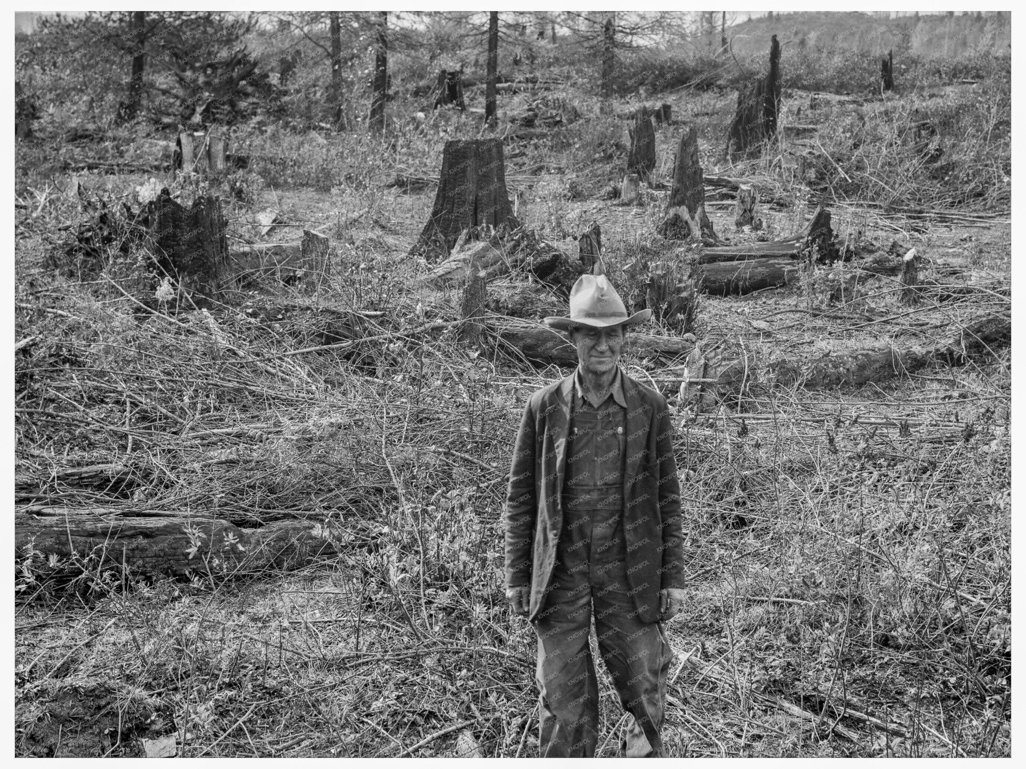 Ex - Nebraska Farmer Evaluating Idaho Land in 1939 - Available at KNOWOL