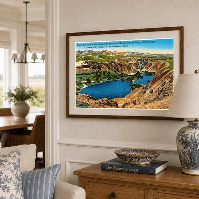 Billings, MT: Twin Lakes near the summit of Beartooth Mountains, Billings - Red Lodge - Cooke City Hiway to Yellowstone Park