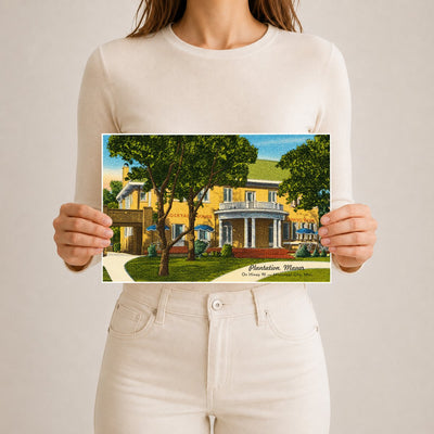 Gulfport, MS: Plantation Manor, on Hiway 90 -- Mississippi City