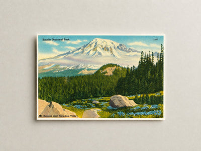Mount Rainier National Park, WA: Rainier National Park, Mt. Rainier and Paradise Valley