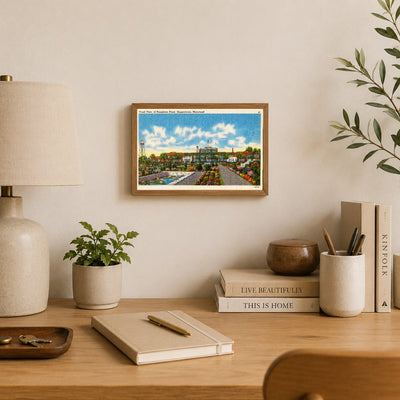 Front view of Pangborn Plant, Hagerstown, Maryland — Vintage Maryland Postcard