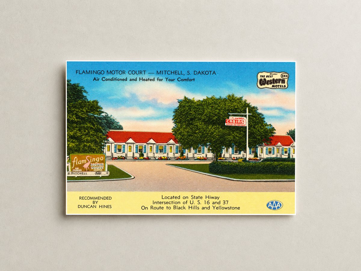 Mitchell, SD: Flamingo Motor Court -- Mitchell, S. Dakota