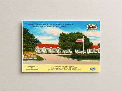 Mitchell, SD: Flamingo Motor Court -- Mitchell, S. Dakota