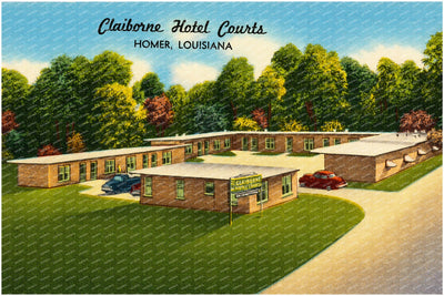 Homer, LA: Claiborne Hotel Courts