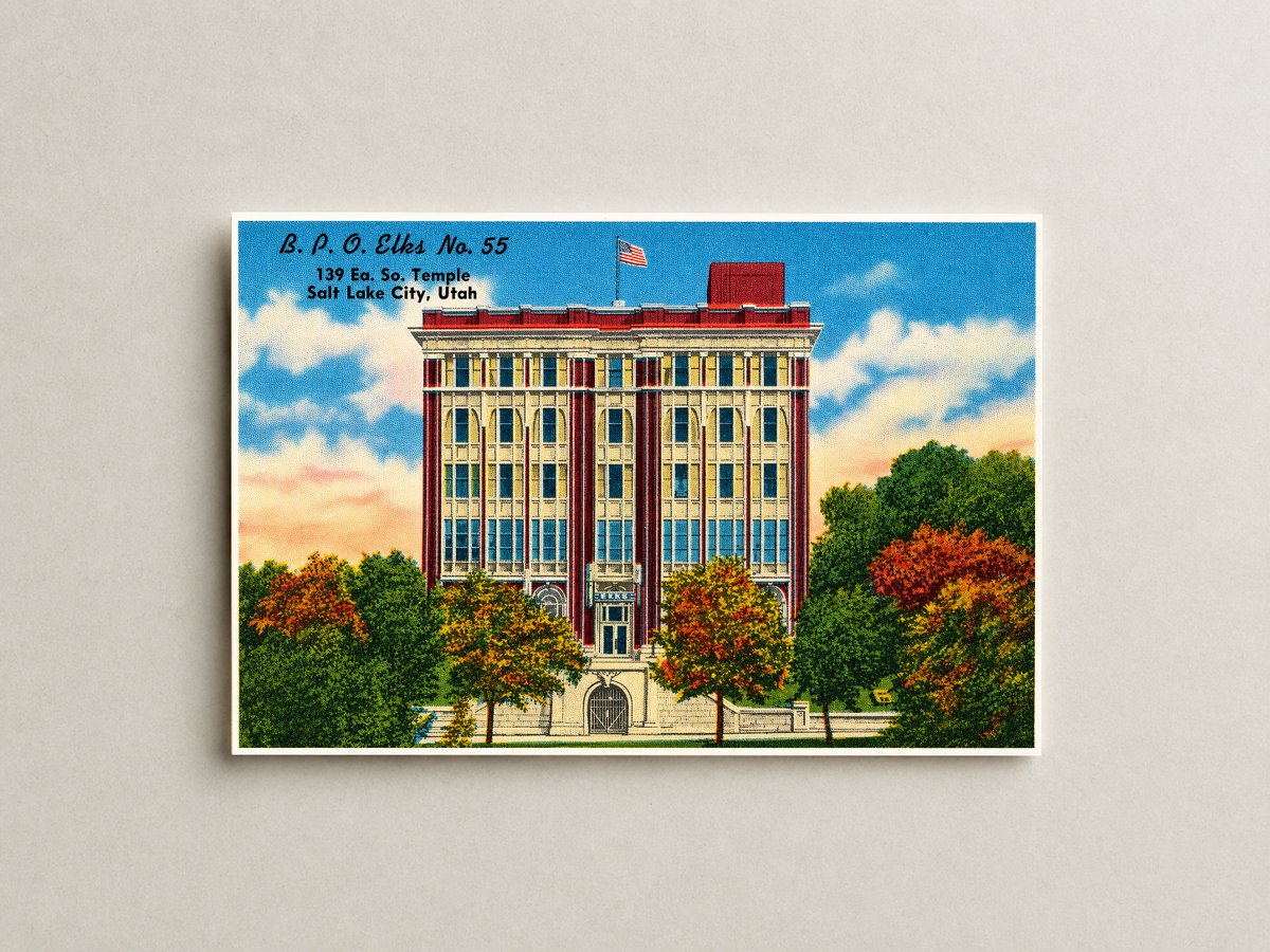Salt Lake City, UT: B. P. O. Elks No. 85, 139 Ea. So. Temple