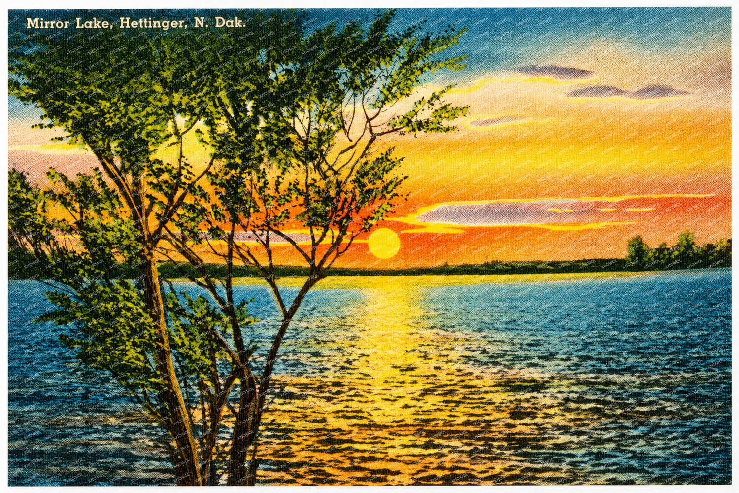Mirror Lake, ND: Mirror Lake, Hettinger