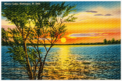 Mirror Lake, ND: Mirror Lake, Hettinger