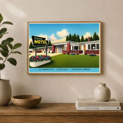 Gold Beach, OR: Nimrod Motel, U.S. Highway 101... 1/2 miles south of... Gold Beach