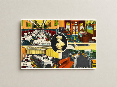 Birmingham, AL: U.S. Famous Steak House; Aphrodite, main dining room, private dining room, lobby, that famous kitchen