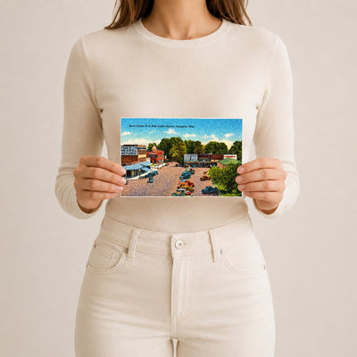 Lexington, MS: Street scene, N. E. Side public square