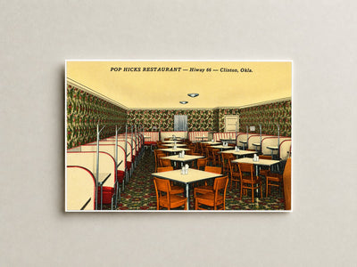 Clinton, OK: Pop Hicks Restaurant -- Hiway 66 -- Clinton