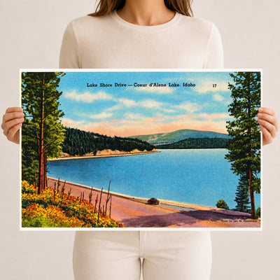 Coeur d'Alene Lake, ID: Lake Shore Drive- Coeur d'Alene Lake