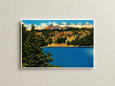 Broken Top, OR: Todd Lake and Broken Top, near Bend