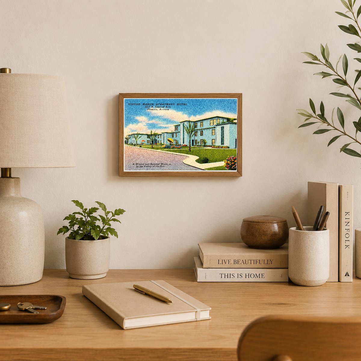 Phoenix, AZ: Vinton Manor Apartment Hotel, 3312 N. Central Ave., Phoenix, Arizona. A winter and summer home- in the valley of the sun