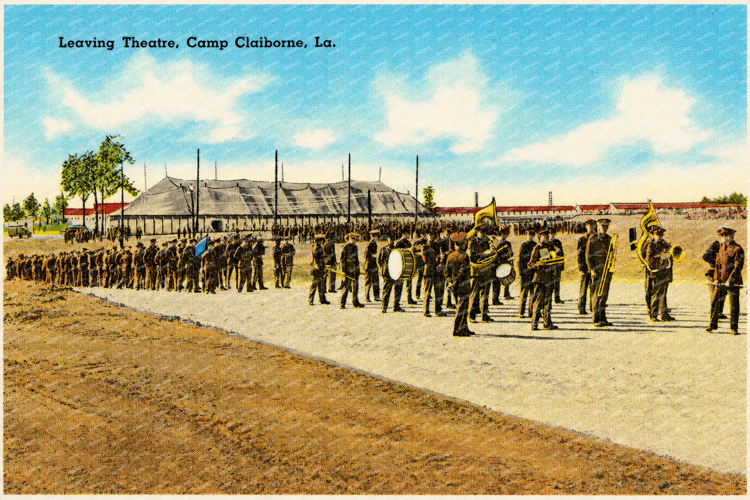 Forest Hill, LA: Leaving theatre, Camp Claiborne