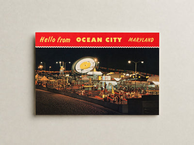 Hello from Ocean City Maryland — Vintage Maryland Postcard
