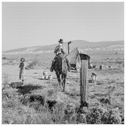 Fairbanks Family in Willow Creek Oregon October 1939 - Available at KNOWOL