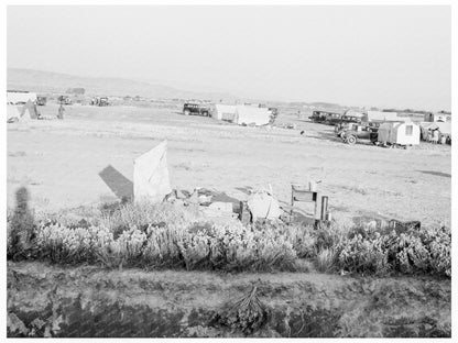 Families Camped Near Merrill Oregon September 1939 - Available at KNOWOL