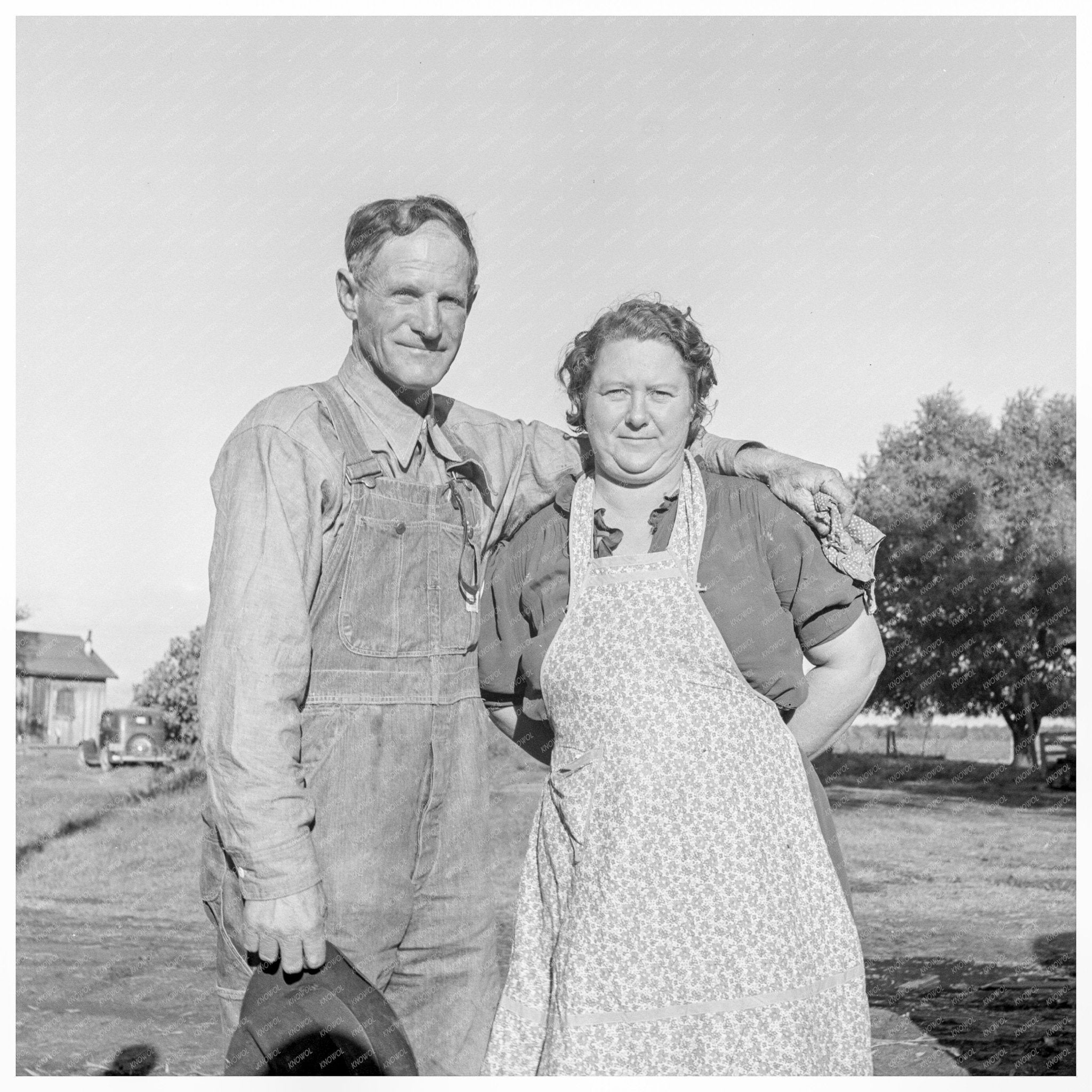 Family at Mineral King Cooperative Farm November 1938 - Available at KNOWOL