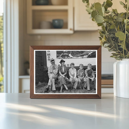 Family at National Rice Festival Crowley Louisiana 1938 - Available at KNOWOL